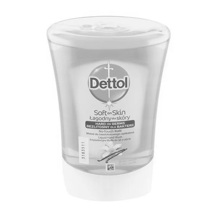 Hlavný obrázok produktu Dettol Vanilkový květ mýdlo do bezdotykového dávkovače náhradní náplň 250 ml
