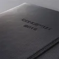 Diár "Conceptum" 2016, A5, denný, tvrdý obal, SIGEL, čierny