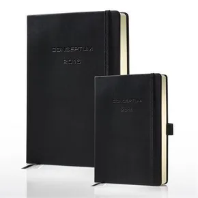 Diár "Conceptum" 2016, A6, týždenný, tvrdé dosky, SIGEL, čierna