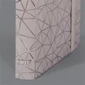 Diár "Conceptum Elegance" svetlo béžová, A6, týždenný, 2017, tvrdý obal, SIGEL