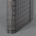 Diár "Conceptum Elegance" Stone šedá, A6, týždenný, 2017, tvrdý obal, SIGEL