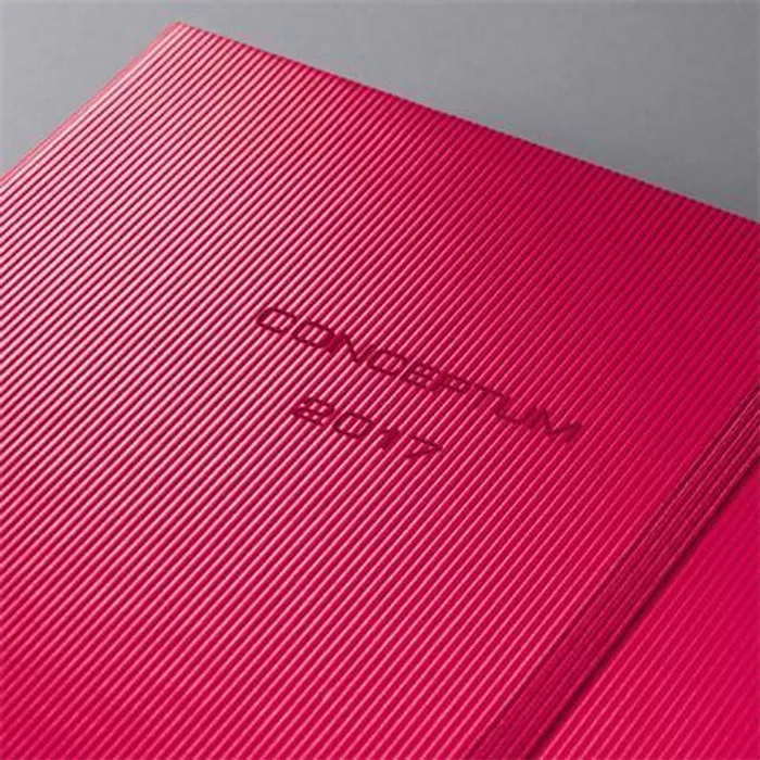Hlavný obrázok produktu Diář "Conceptum" metalická červená Cherry, A5, týdenní, 2017, tvrdé desky, SIGEL