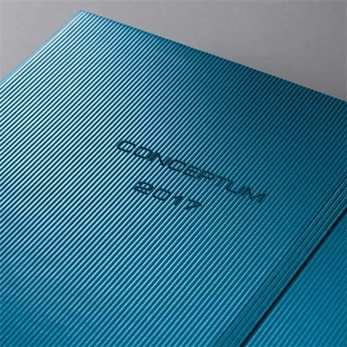 Hlavný obrázok produktu Diář "Conceptum" metalická modrá Ocean, A6, týdenní, 2017, tvrdé desky, SIGEL