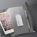 Diár "Conceptum" metalická Titan, A6, týždenný, 2017, tvrdý obal, SIGEL