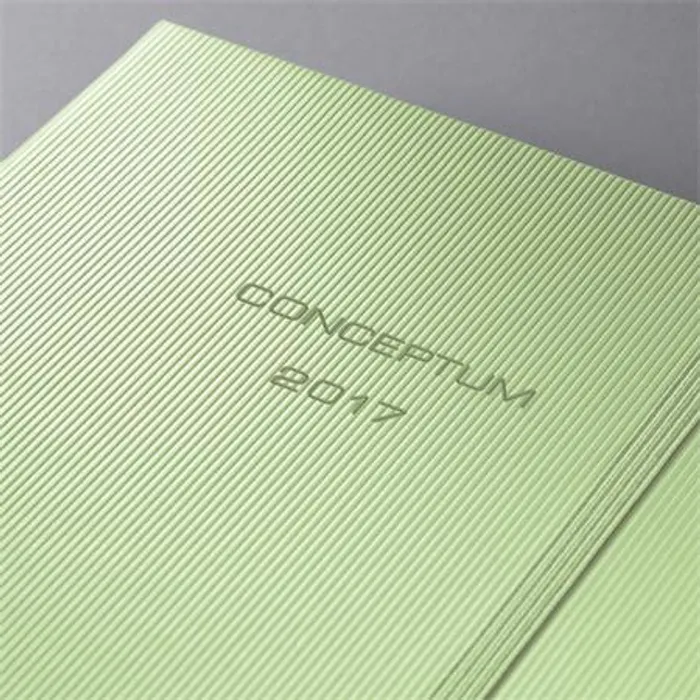 Hlavný obrázok produktu Diář "Conceptum" metalická zelená Fresh, A5, týdenní, 2017, tvrdé desky, SIGEL