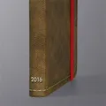 Diár "Conceptum Vintage" 2016, A5, týždenný, tvrdé dosky, SIGEL, hnedá