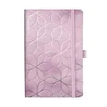 Diár "Jolie Mauve Blossom", A5, týždenný, 2017, tvrdý obal, SIGEL