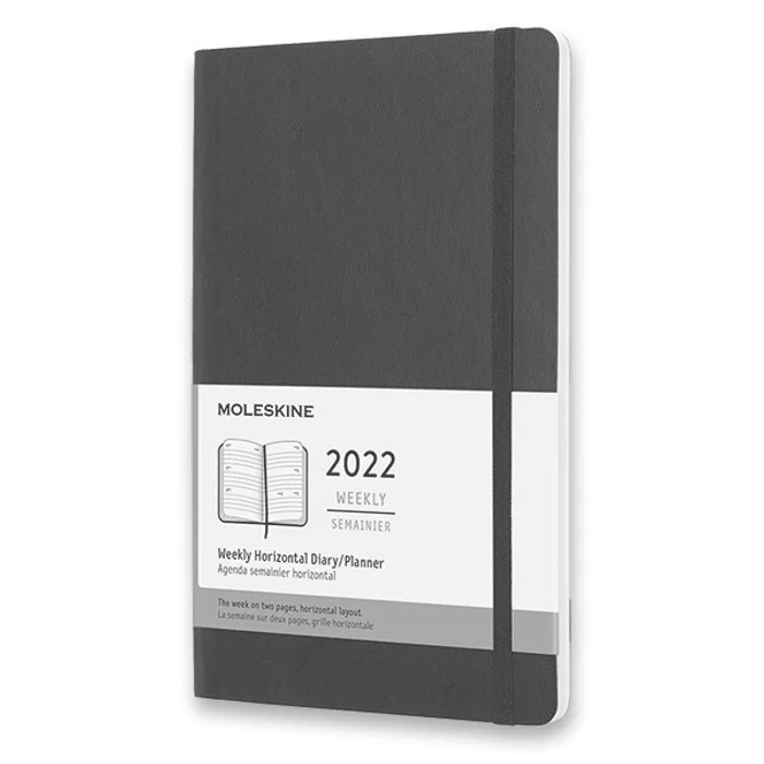 Hlavný obrázok produktu Diář Moleskine 2022 - měkké desky černý