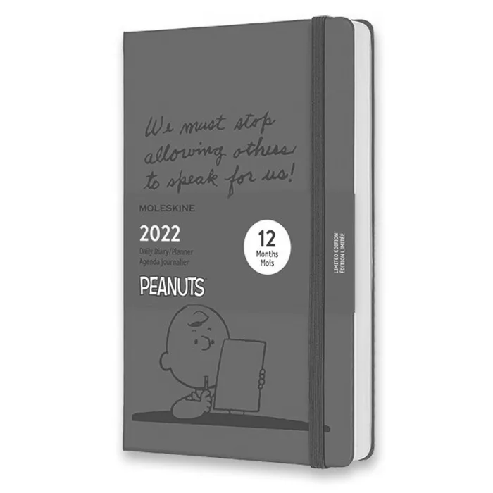 Hlavný obrázok produktu Diář Moleskine 2022 Peanuts - tvrdé desky L, denní, červený