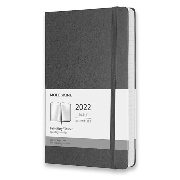 Hlavný obrázok produktu Diář Moleskine 2022 - tvrdé desky černý