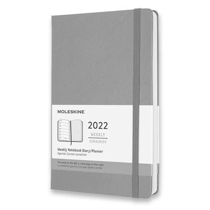 Hlavný obrázok produktu Diář Moleskine 2022 tvrdé desky tm. růžový