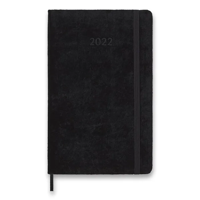 Hlavný obrázok produktu Diář Moleskine 2022 Velvet tvrdé desky L, týdenní, černý