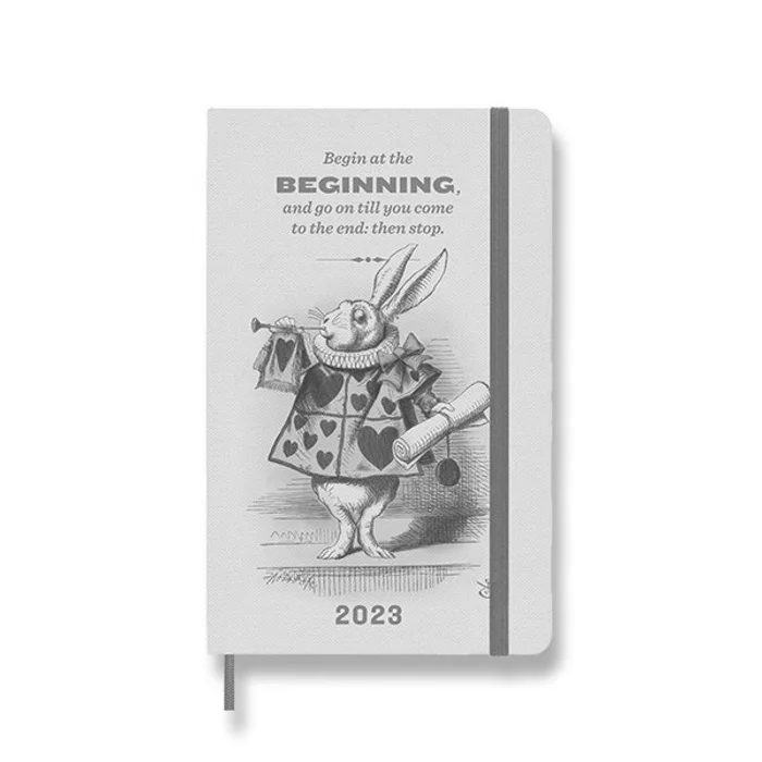Hlavný obrázok produktu Diář Moleskine 2023 Alice Rabbit, tvrdé desky L, týdenní