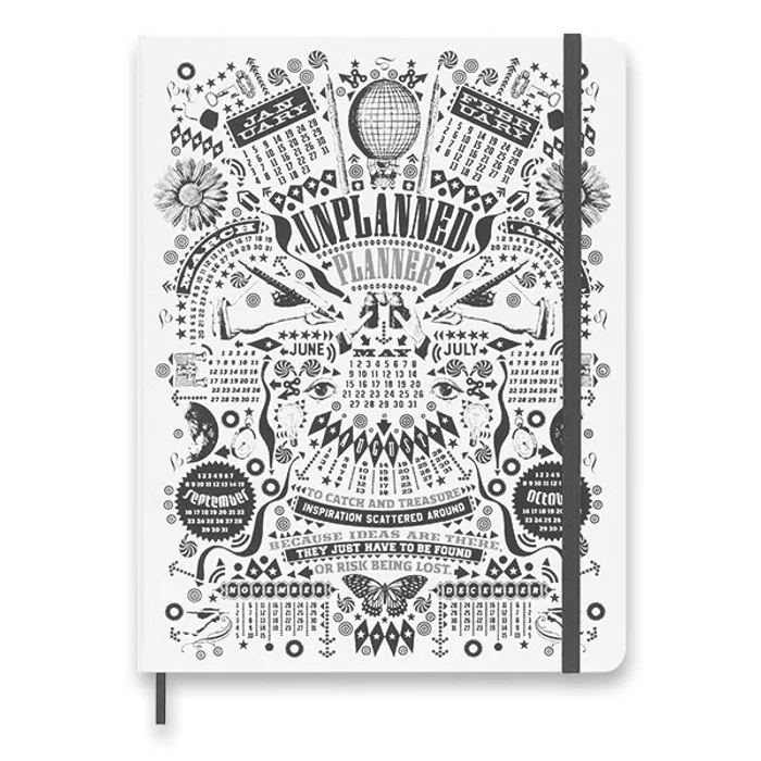 Hlavný obrázok produktu Diář Moleskine Uni Lorenzo Petrantoni - tvrdé desky XL, nedatovaný