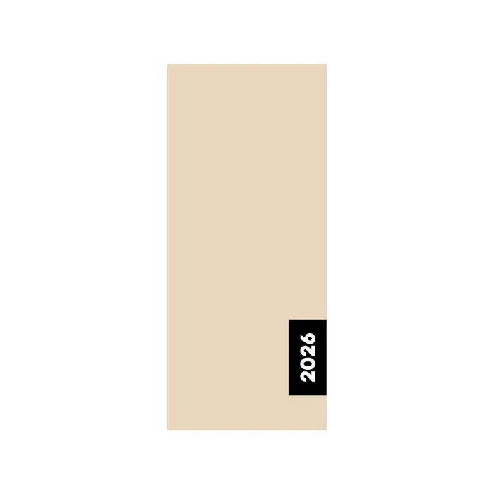 Hlavný obrázok produktu Diář PVC měsíční 2026 Beige