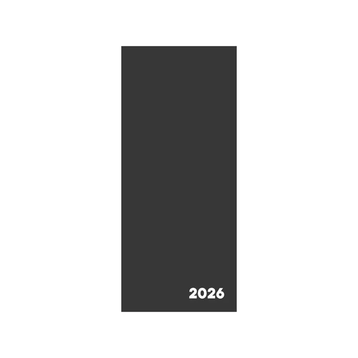 Hlavný obrázok produktu Diář PVC měsíční 2026 Black