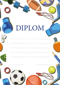 Diplom A4 Športové hry