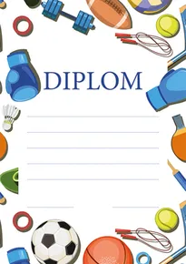 Diplom A5 Športové hry