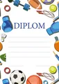 Diplom A5 Športové hry