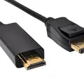 Ďalší obrázok produktu DisplayPort 1.2 - HDMI 4K kábel, M/M, 2m, SANDBERG