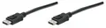 DisplayPort kábel, čierny, 3 m, v1.1, MANHATTAN