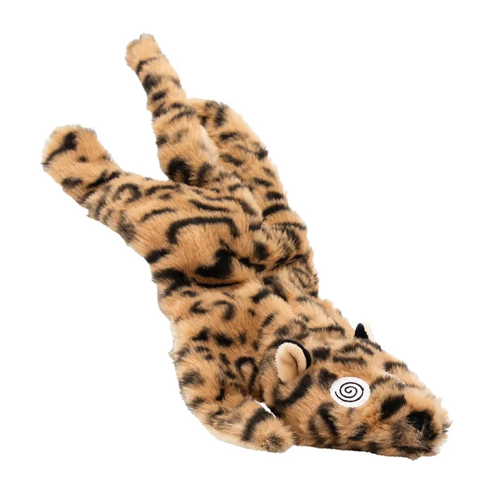 Hlavný obrázok produktu Divoká kočka ležící, 40 cm, plyšová hračka pro psy, HIPHOP DOG, žlutá/černá