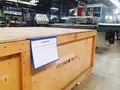 Document holder for pallets, A4, landscape, TARIFOLD, blue