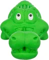 DOG ACTIVITY krokodýl na pamlsky, 18 cm, přírodní guma, zelená