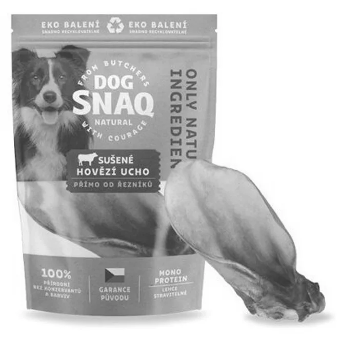 Hlavný obrázok produktu DOG SNAQ hovězí ucho sušené 1 ks