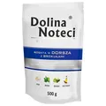 DOLINA NOTECI PREMIUM treska s brokolicou vrecko pre psov 500 g