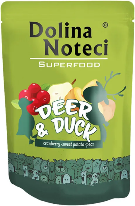 Hlavný obrázok produktu DOLINA NOTECI SUPERFOODS jelen a kachna kapsička pro psy 300 g