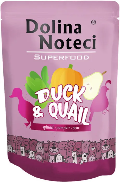Hlavný obrázok produktu DOLINA NOTECI SUPERFOODS kachna a křepelka pro psy 300 g