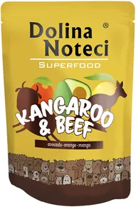 DOLINA NOTECI SUPERFOODS klokan a hovädzie vrecko pre psov 300 g
