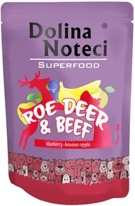 DOLINA NOTECI SUPERFOODS srniec a hovädzie vrecko pre psov 300 g
