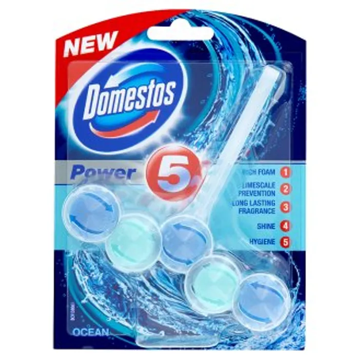 Hlavný obrázok produktu Domestos Power 5 Ocean Wc tuhý blok 55 g
