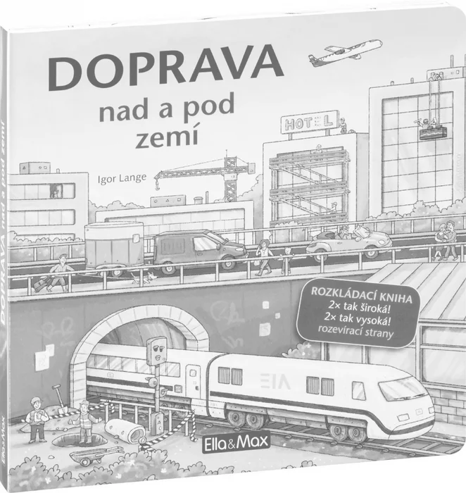 Hlavný obrázok produktu DOPRAVA NAD A POD ZEMÍ – Velkoformátová rozkládací kniha