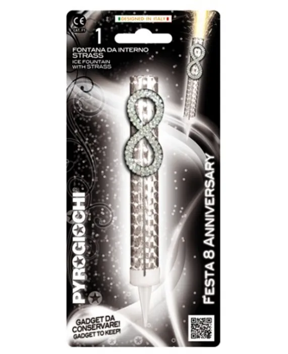 Hlavný obrázok produktu Dortová fontána číslo "8" [1 ks]
