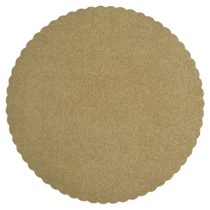 Hlavný obrázok produktu Dortová podložka KRAFT 22 cm s tukovou bariérou [100 ks]