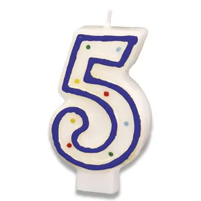 Tortová sviečka – 5 [1 ks]