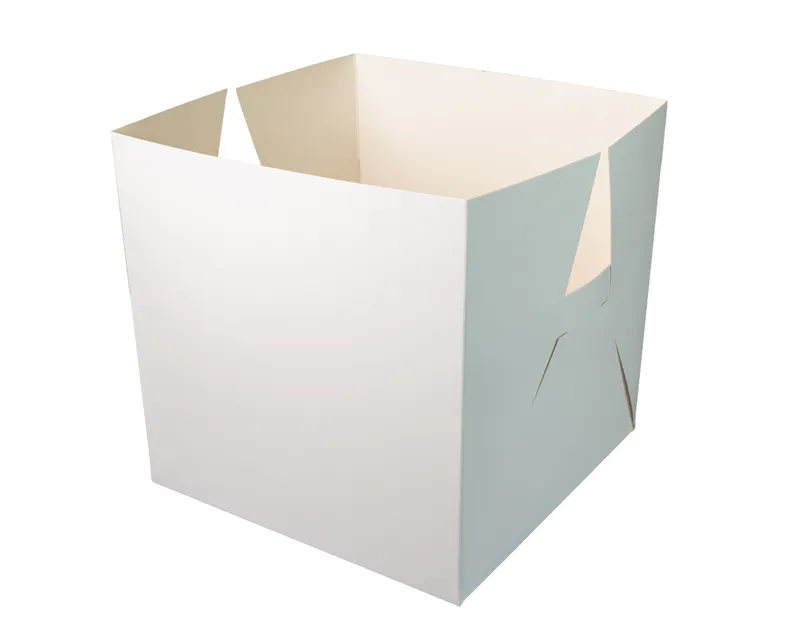 Hlavný obrázok produktu Dortová krabice na patrové dorty IDEAL – dno 30 × 30 × 30 cm [50 ks]