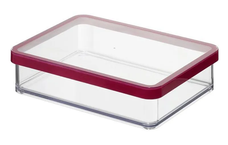 Hlavný obrázok produktu Dóza na potraviny, hranatá, 1 l, čirá, ROTHO "Loft"