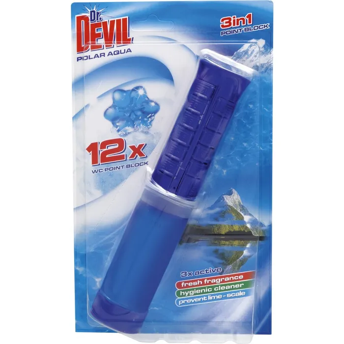 Hlavný obrázok produktu Dr. Devil Point Block Wc bodový blok Polar Aqua 75 ml