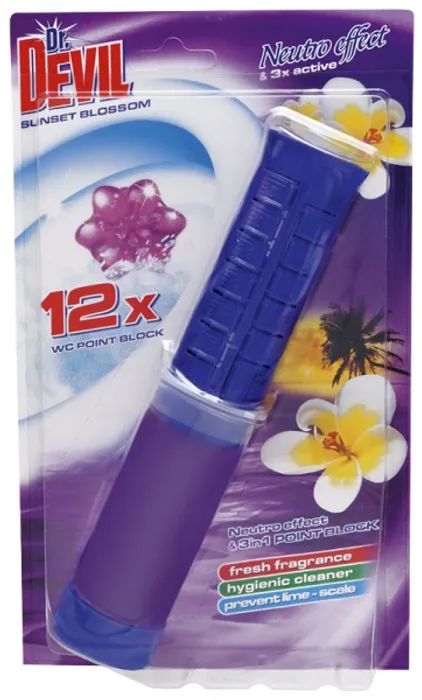 Hlavný obrázok produktu Dr. Devil Point Block Wc bodový blok Sunset Blossom 75 ml