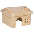 Dr. domček so sedlovou strechou pre myši a škrečky 15x11x15cm