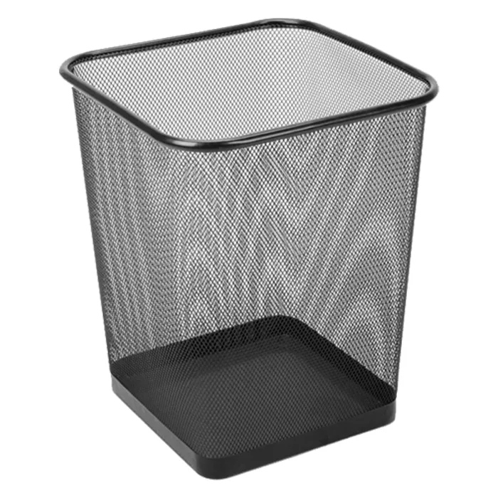 Hlavný obrázok produktu Drátěný koš hranatý, černý 20l
