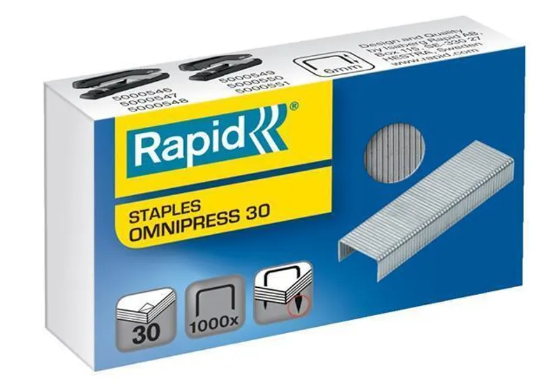 Hlavný obrázok produktu Drátky Rapid Omnipress 30 [1 000 ks]