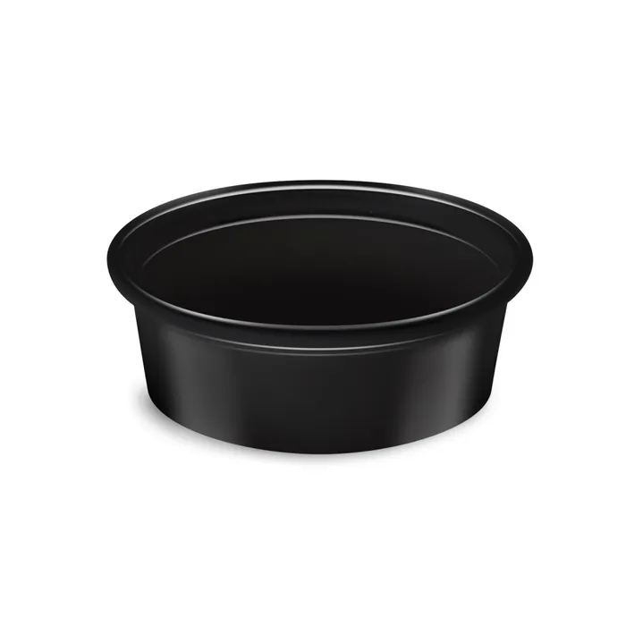 Hlavný obrázok produktu Dresinková miska (PP) černá průměr 70mm 50ml [50 ks]