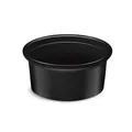 Dressingová miska (PP) čierná priemer 70mm 80ml [50 ks]