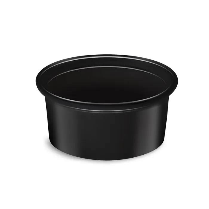 Hlavný obrázok produktu Dresinková miska (PP) černá průměr 70mm 80ml [50 ks]