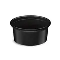 Dressingová miska (PP) čierná priemer 70mm 80ml [50 ks]
